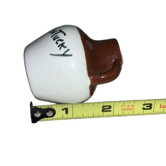 Kentucky Moonshine Jug Salt Pepper Shaker Ceramic Set - Picture 4 of 4